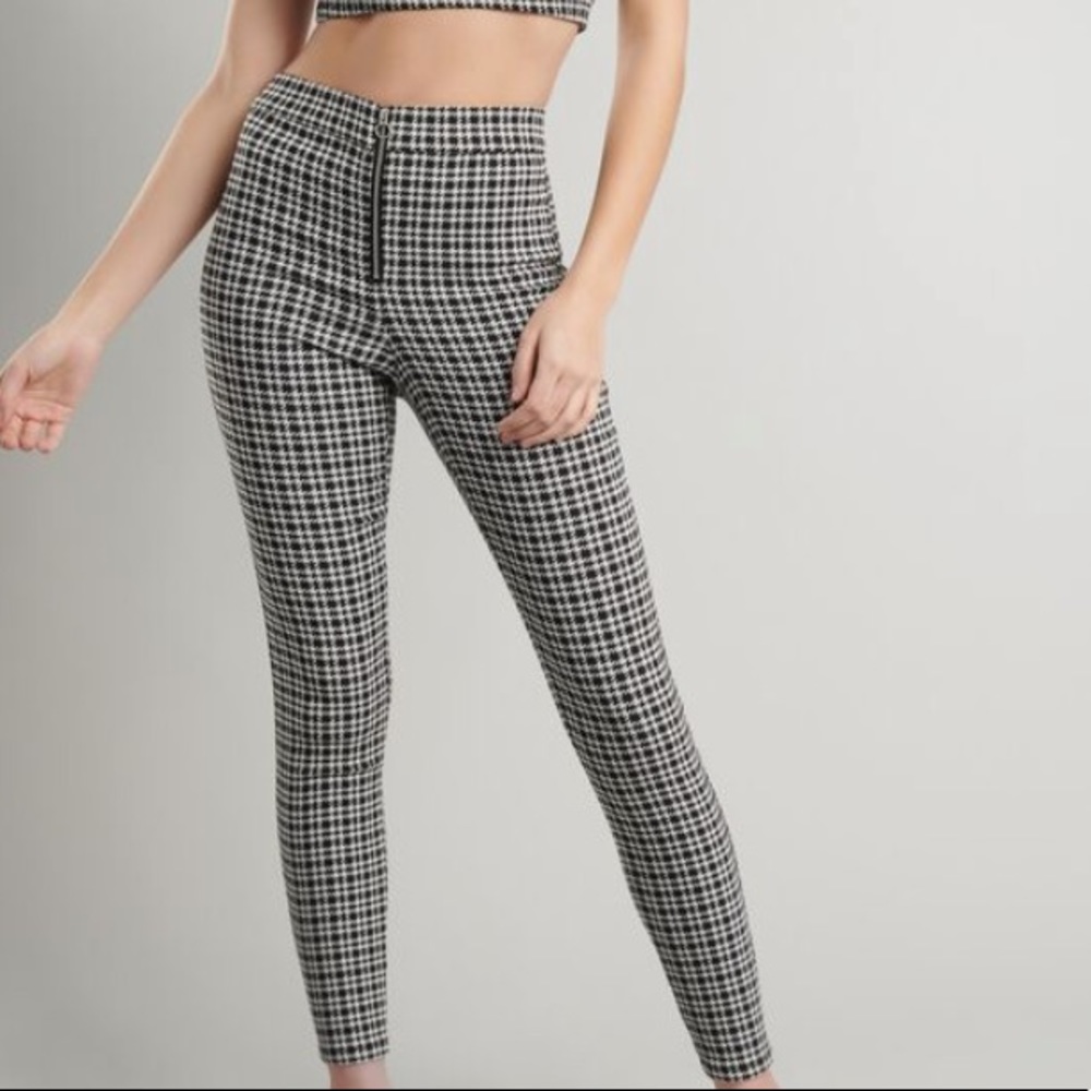 Garage houndstooth pants